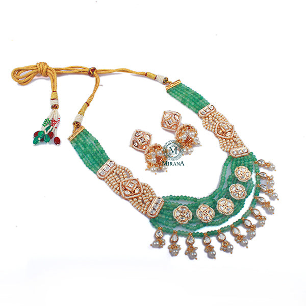 Kiyana Pearl Antique Designer Necklace Set