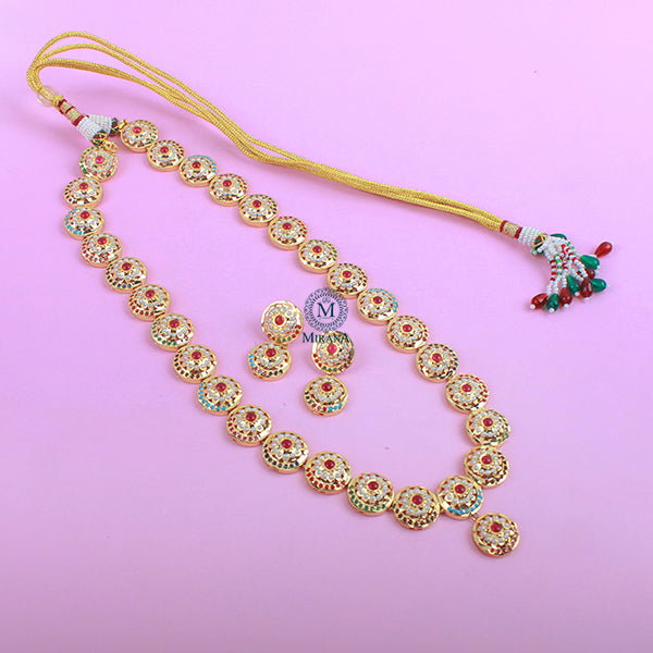 Revati Jadau Designer Long Necklace Set