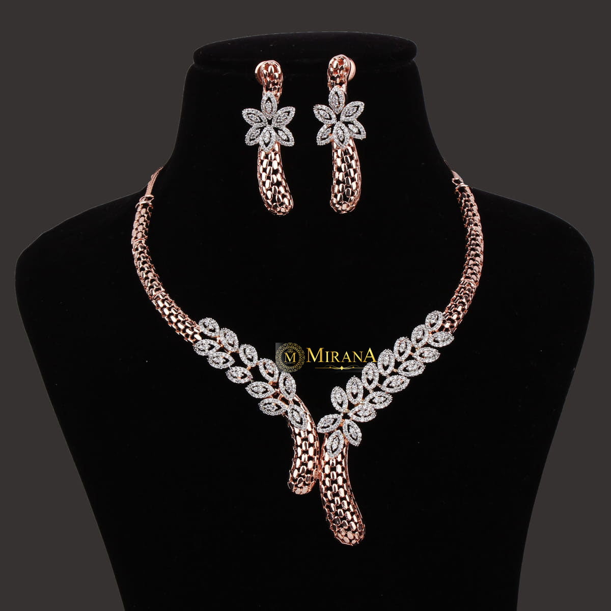 Maria Designer Petal Necklace Set