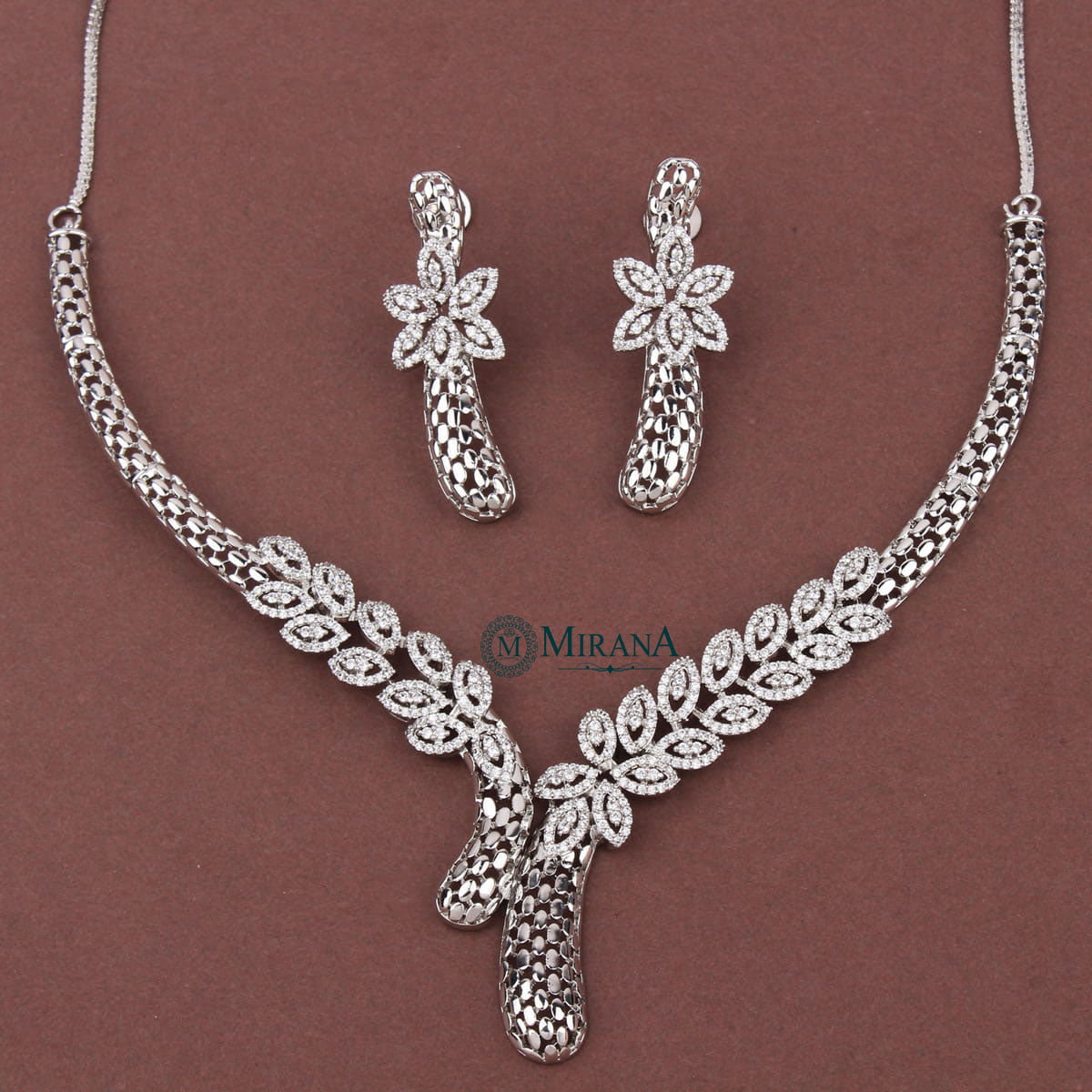 Maria Designer Petal Necklace Set