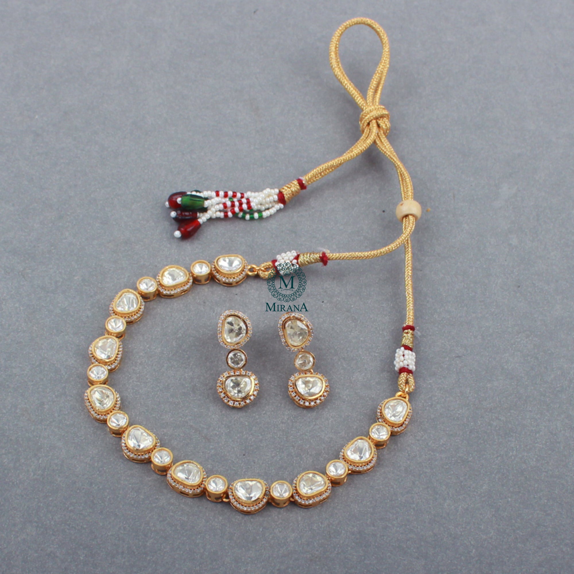 Keesha Moissanite Designer Necklace Set
