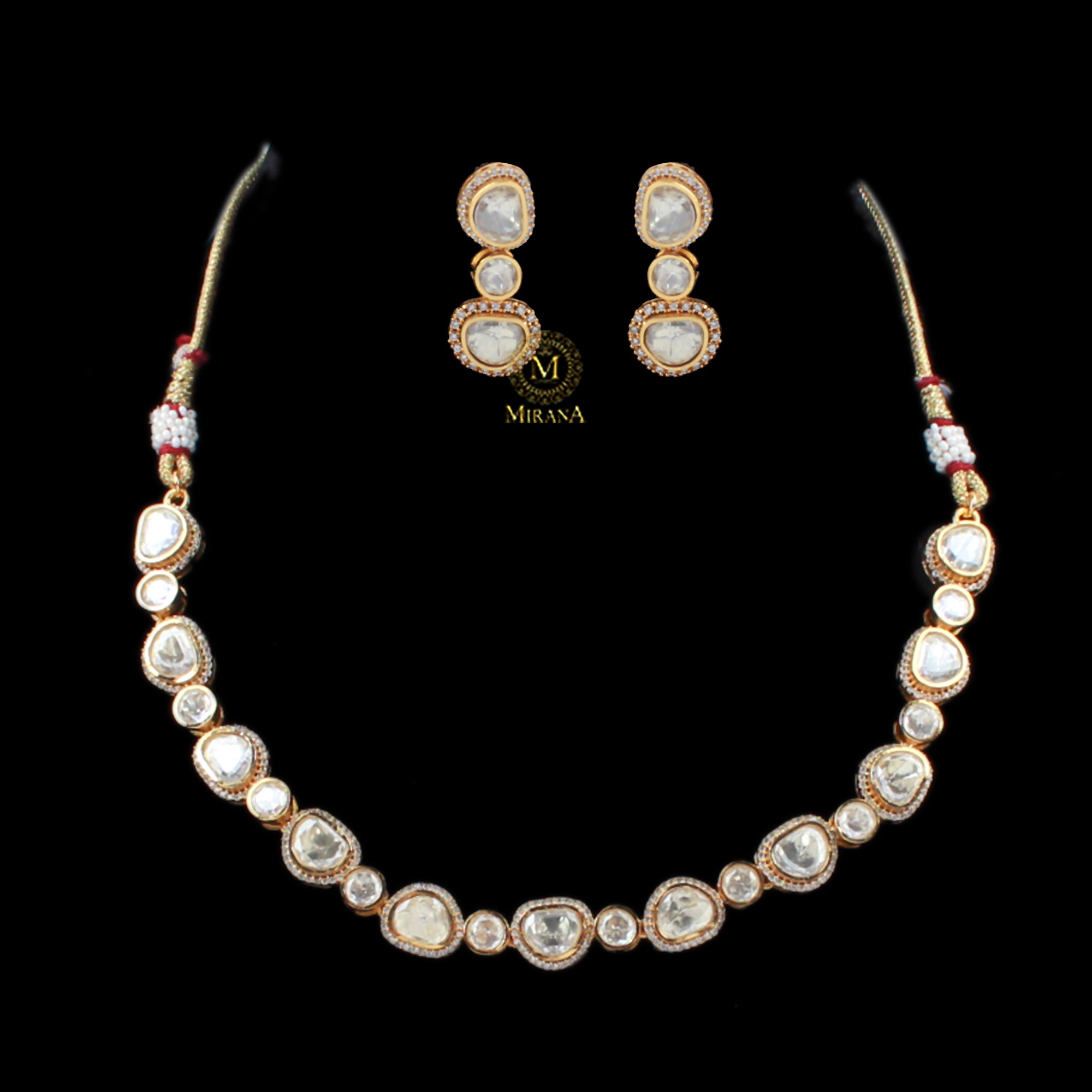 Keesha Moissanite Designer Necklace Set