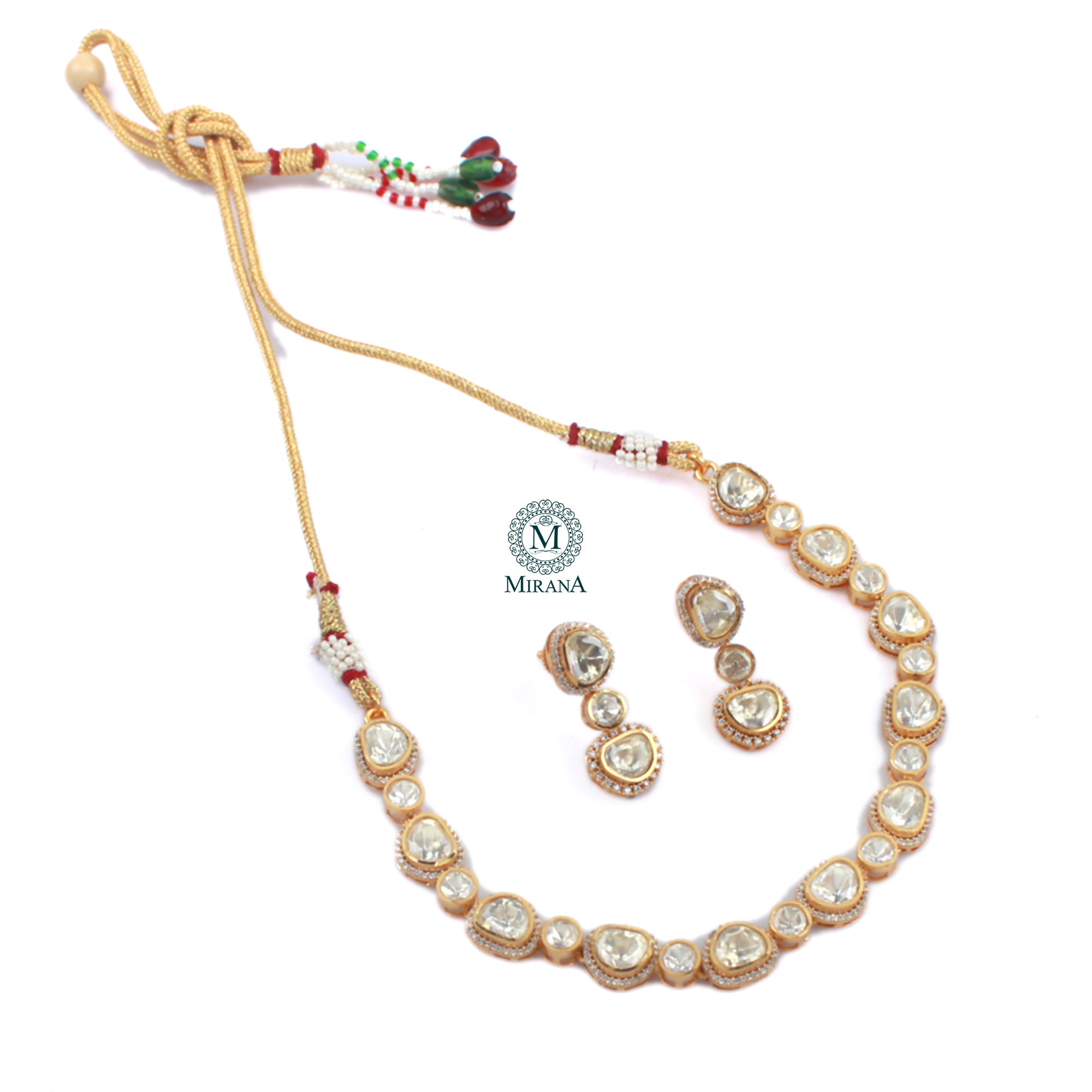 Keesha Moissanite Designer Necklace Set