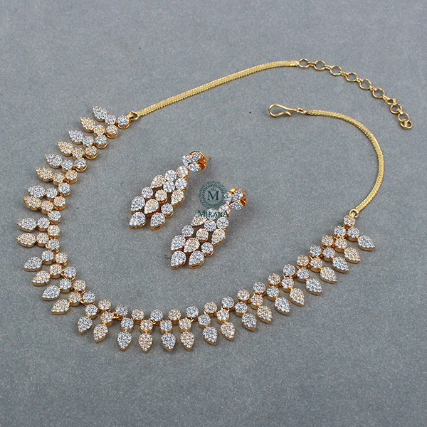 Elani CZ Designer Necklace Set