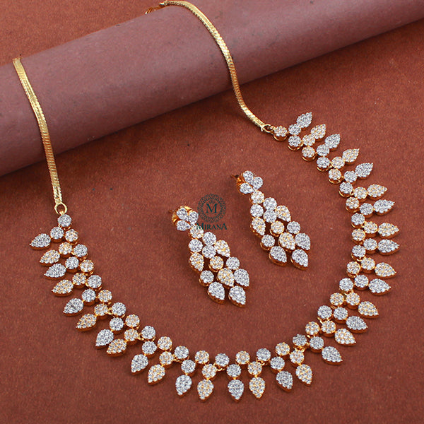Elani CZ Designer Necklace Set