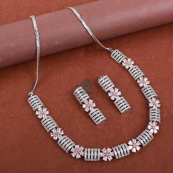 Zaira CZ Designer Necklace Set