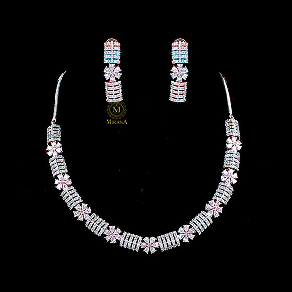 Zaira CZ Designer Necklace Set