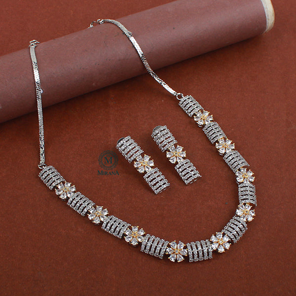 Zaira CZ Designer Necklace Set