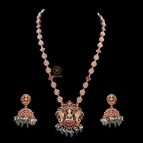 Kanak Antique Designer Long Necklace Set