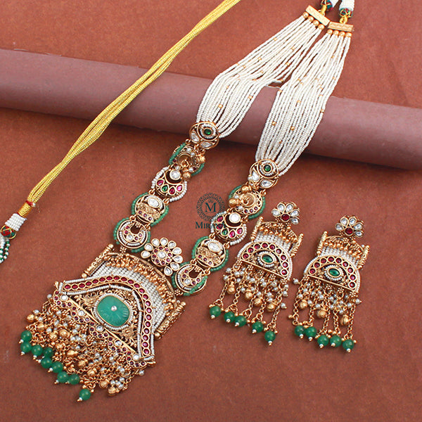 Paheli Antique Designer Long Necklace Set