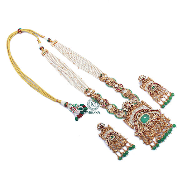 Paheli Antique Designer Long Necklace Set