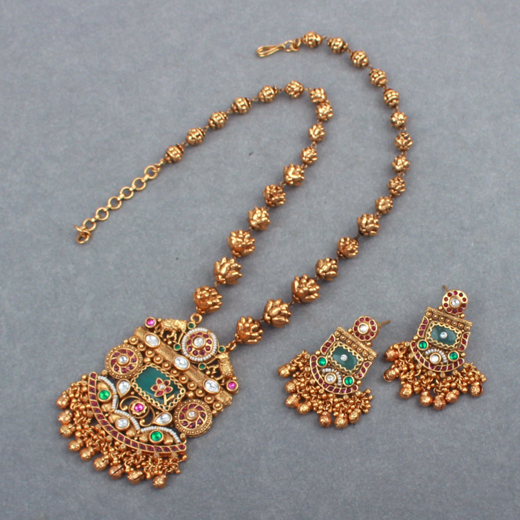 Vihita Antique Designer Long Necklace Set