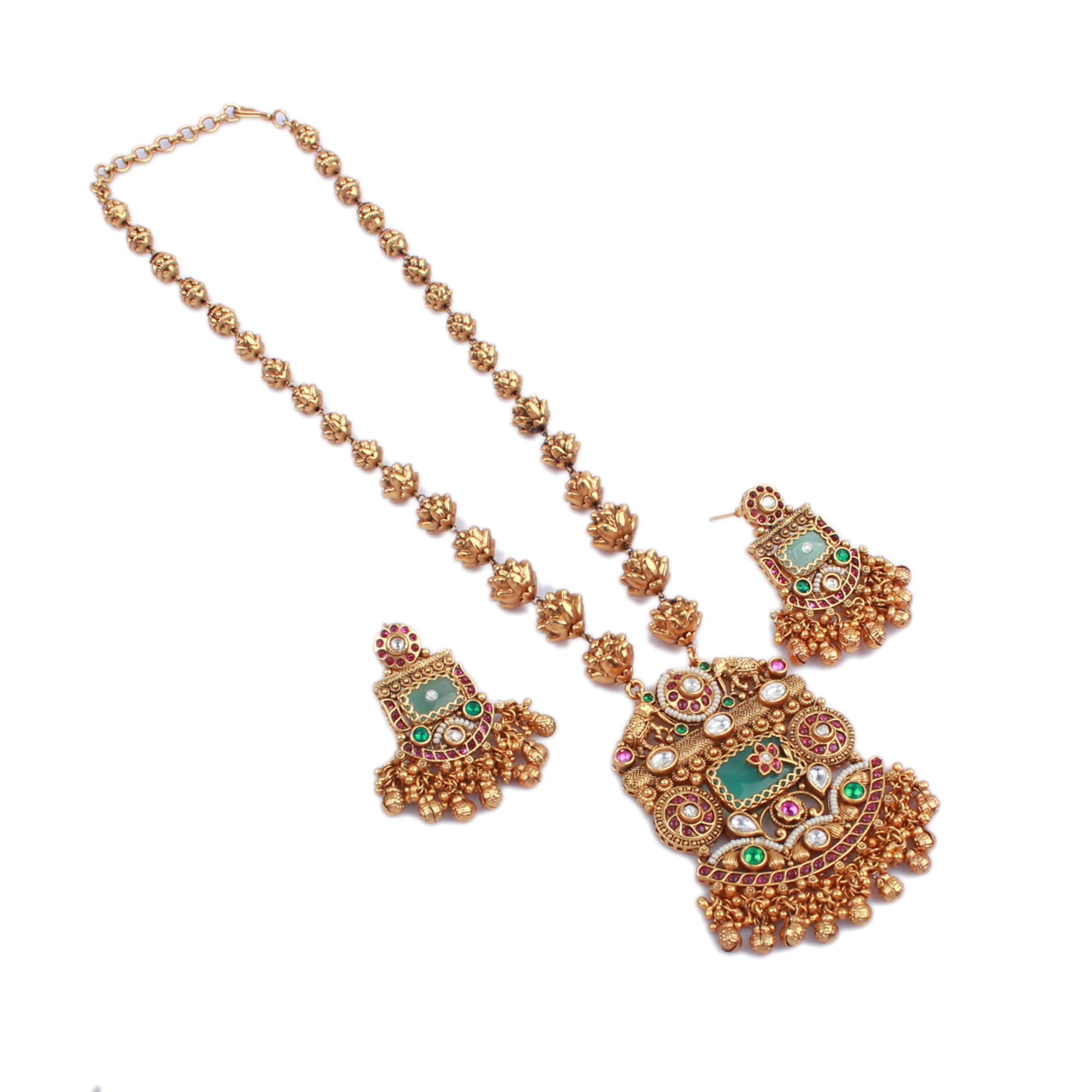 Vihita Antique Designer Long Necklace Set