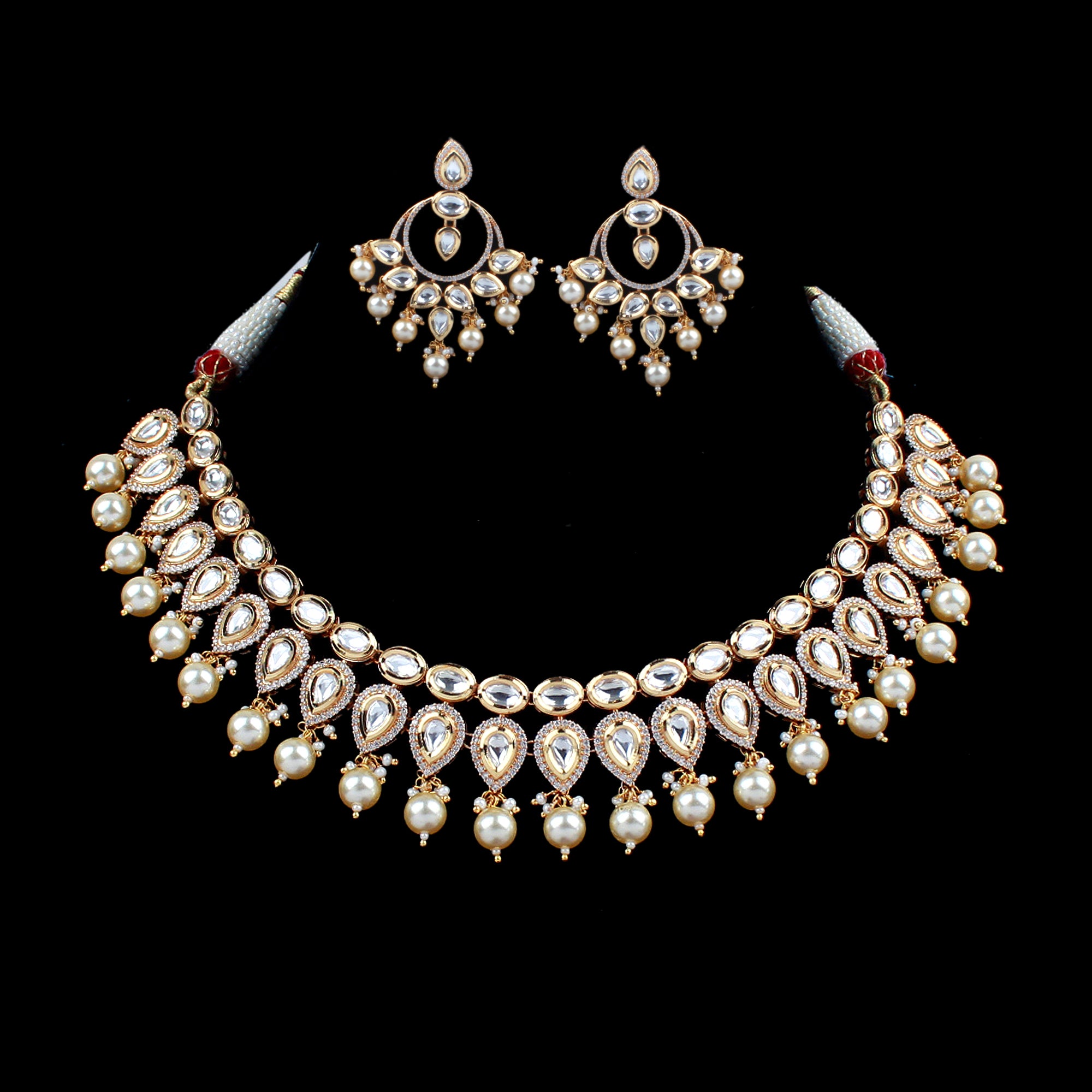 Mishti Polki Designer Necklace Set