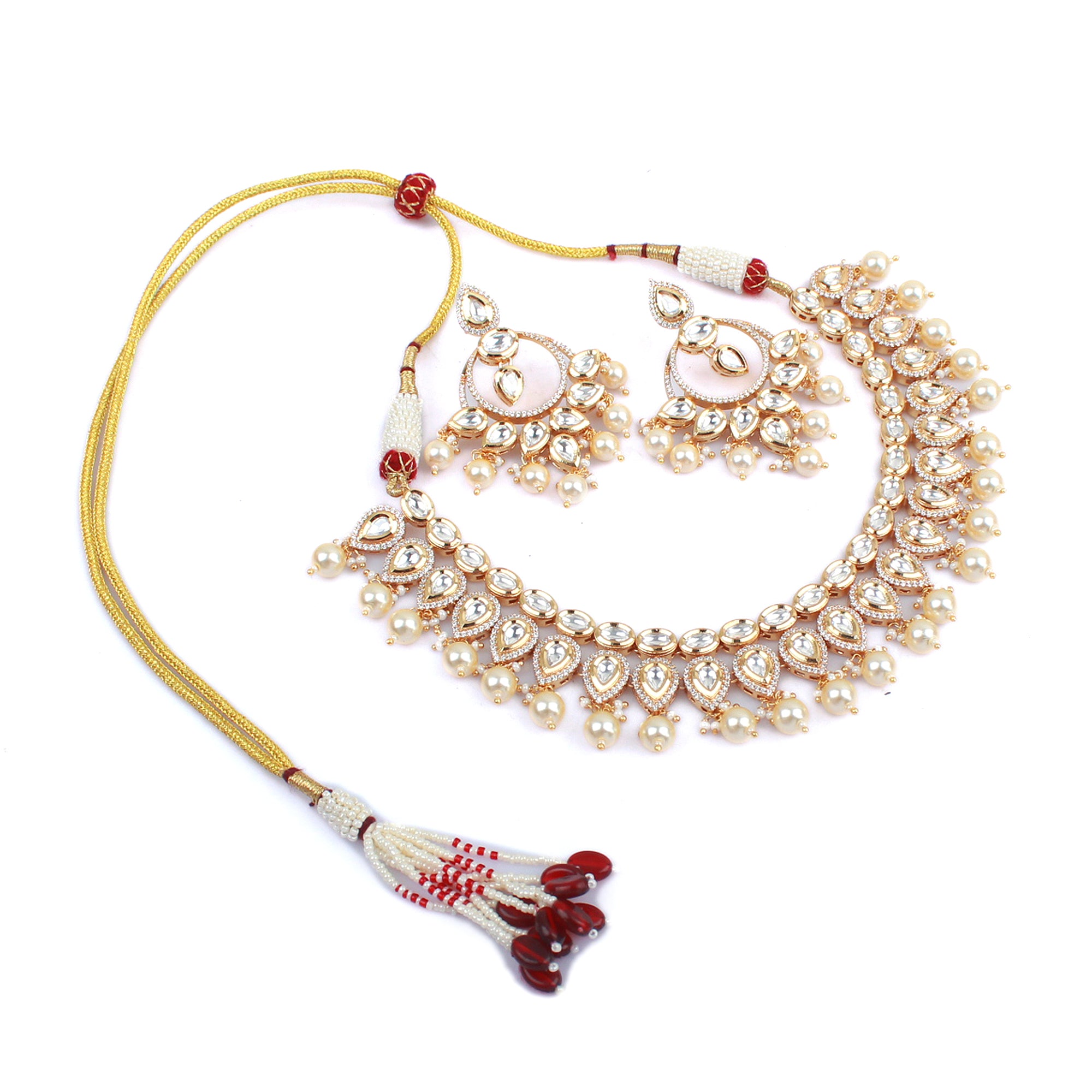 Mishti Polki Designer Necklace Set