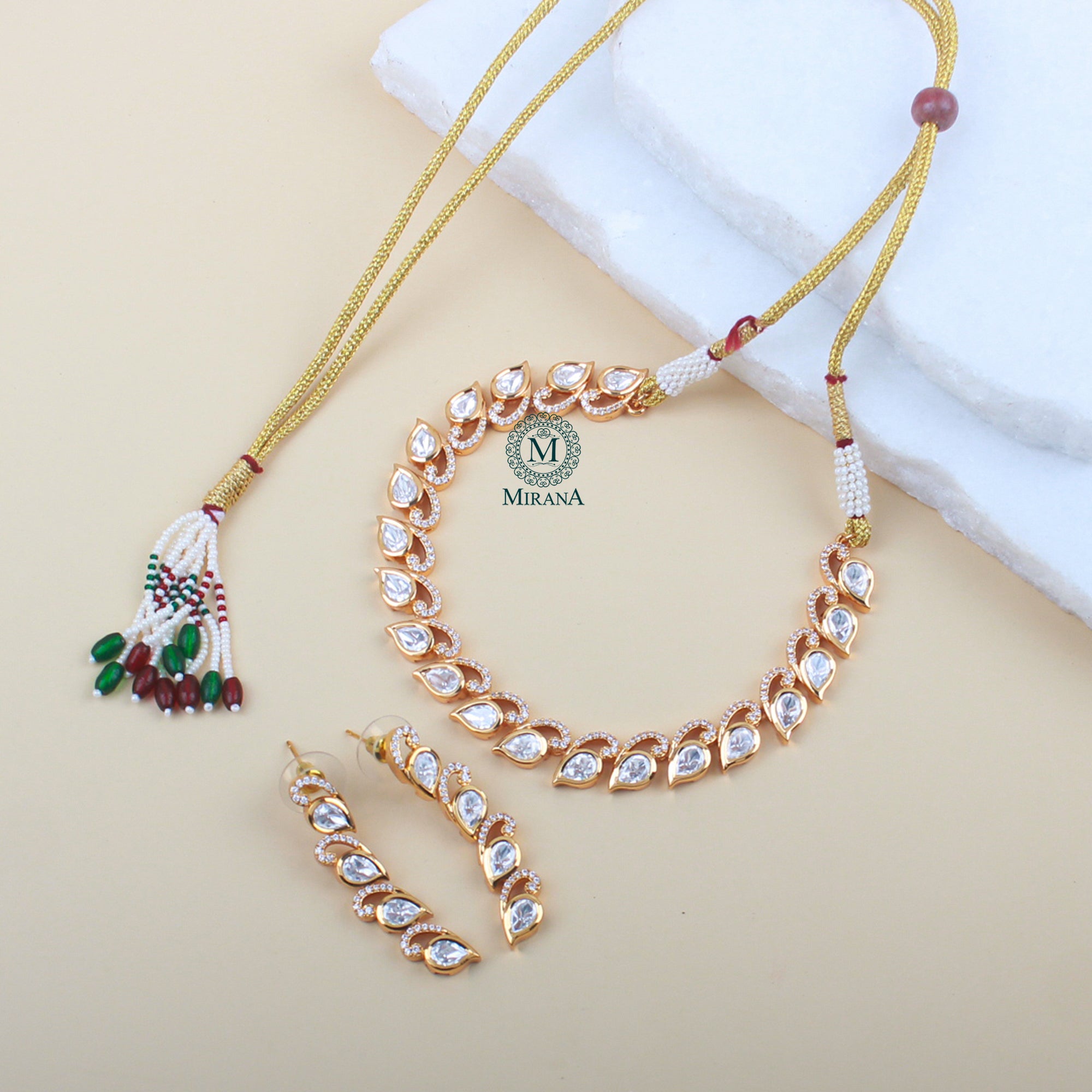 Rashika Polki Designer Necklace Set