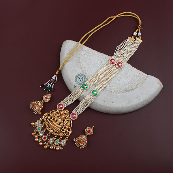 Vaishnavi Antique Designer Long Necklace Set