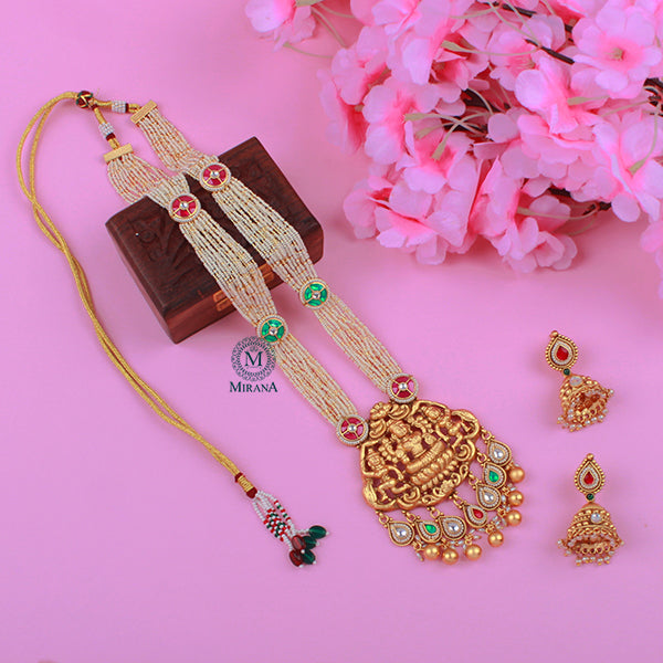 Vaishnavi Antique Designer Long Necklace Set