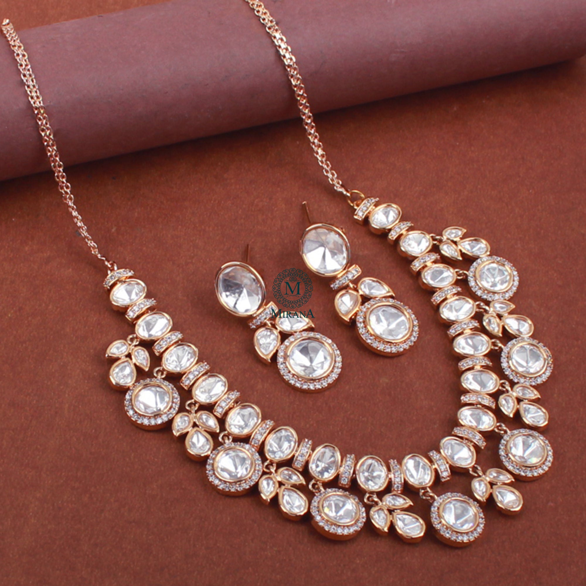 Kanishka Polki Designer Necklace Set