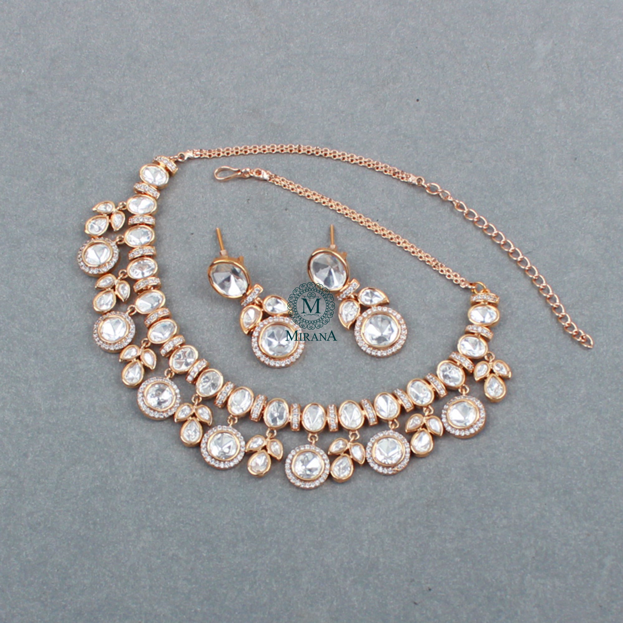 Kanishka Polki Designer Necklace Set