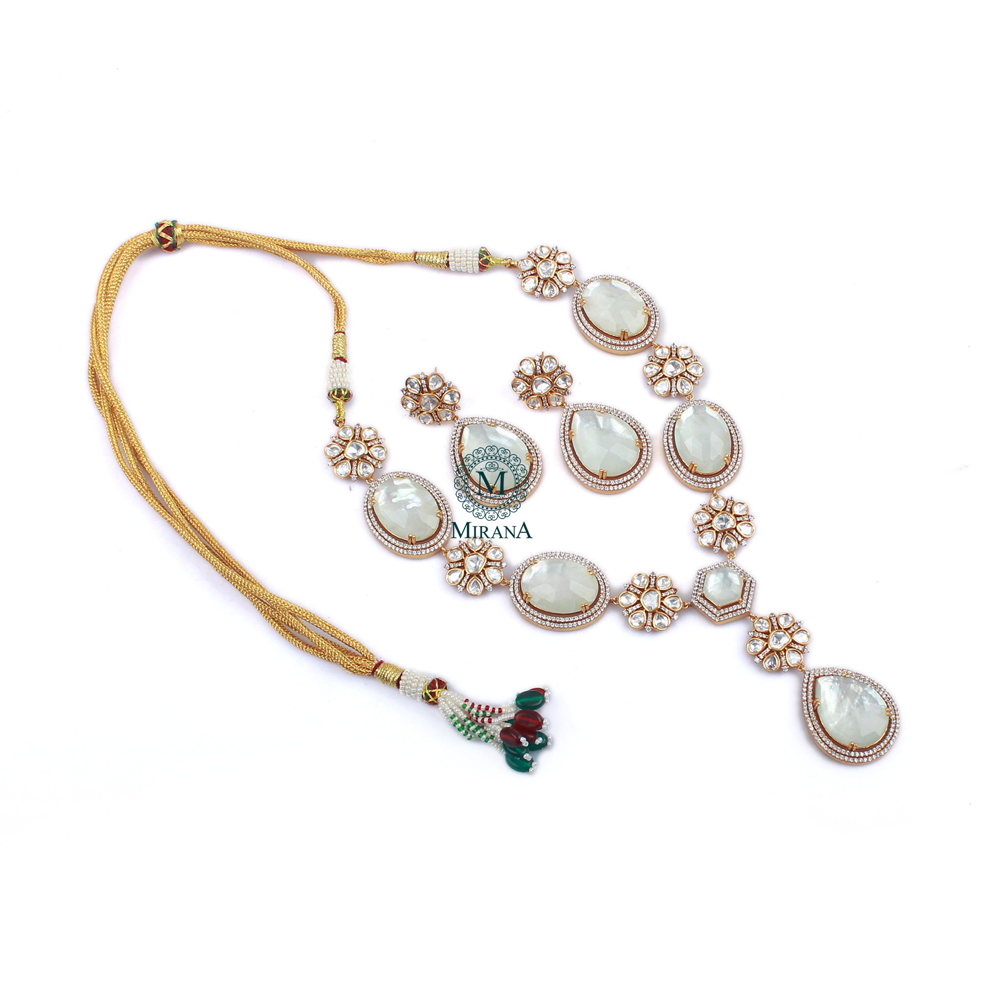 Sheena Polki Designer Necklace Set