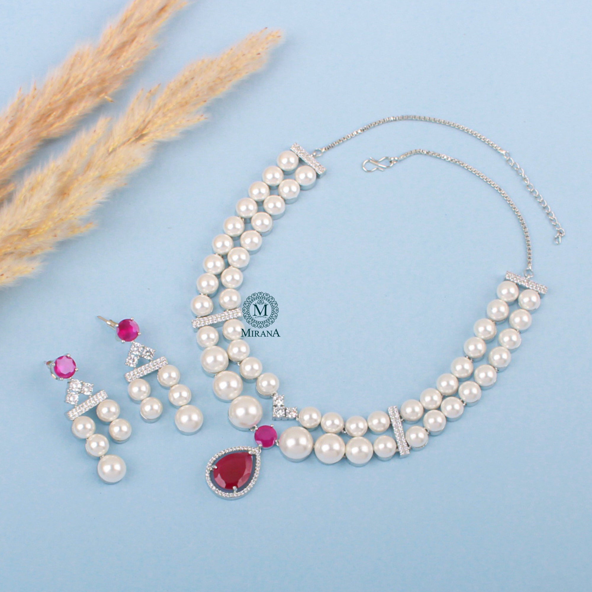 Dovie Layered CZ Designer Necklace Set