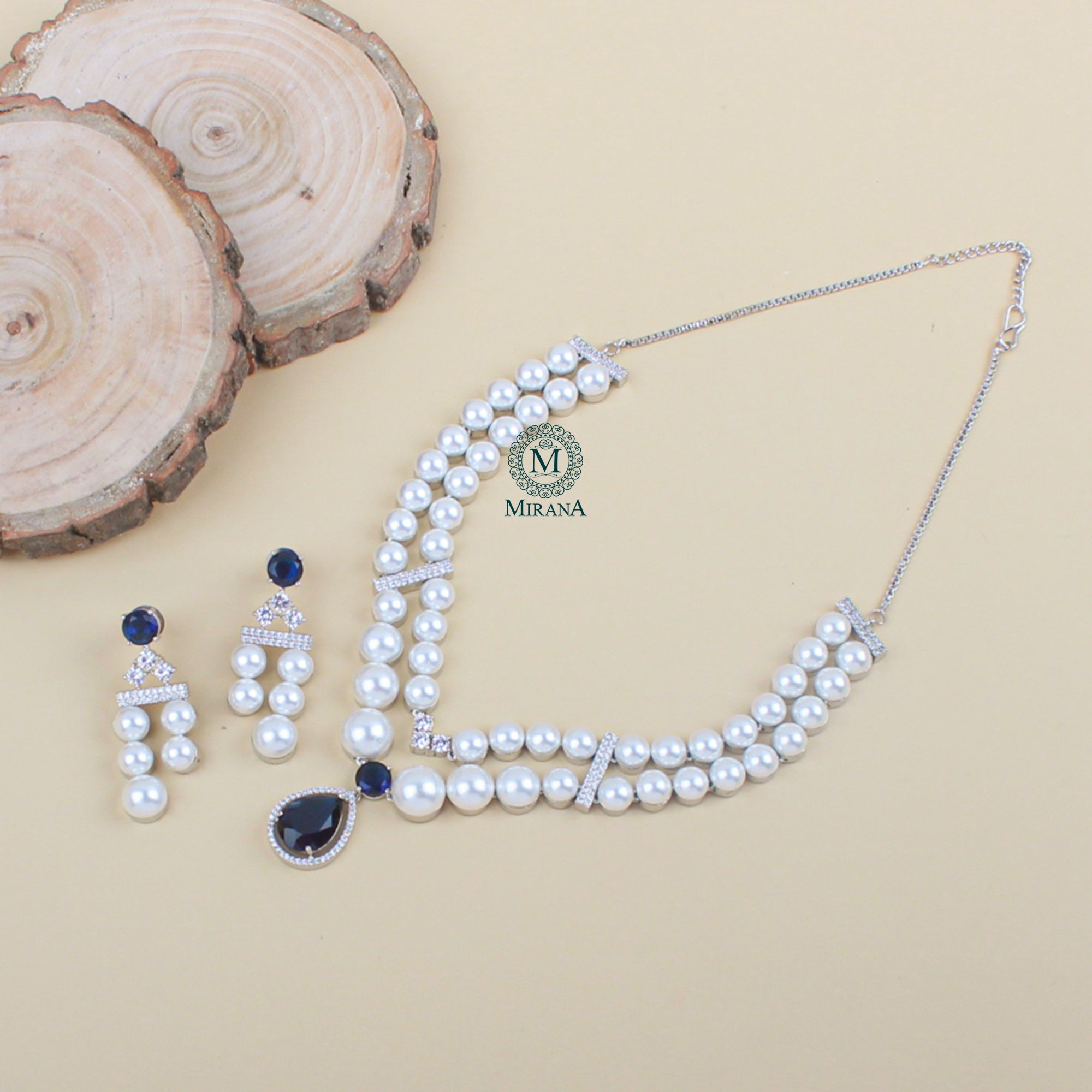 Dovie Layered CZ Designer Necklace Set
