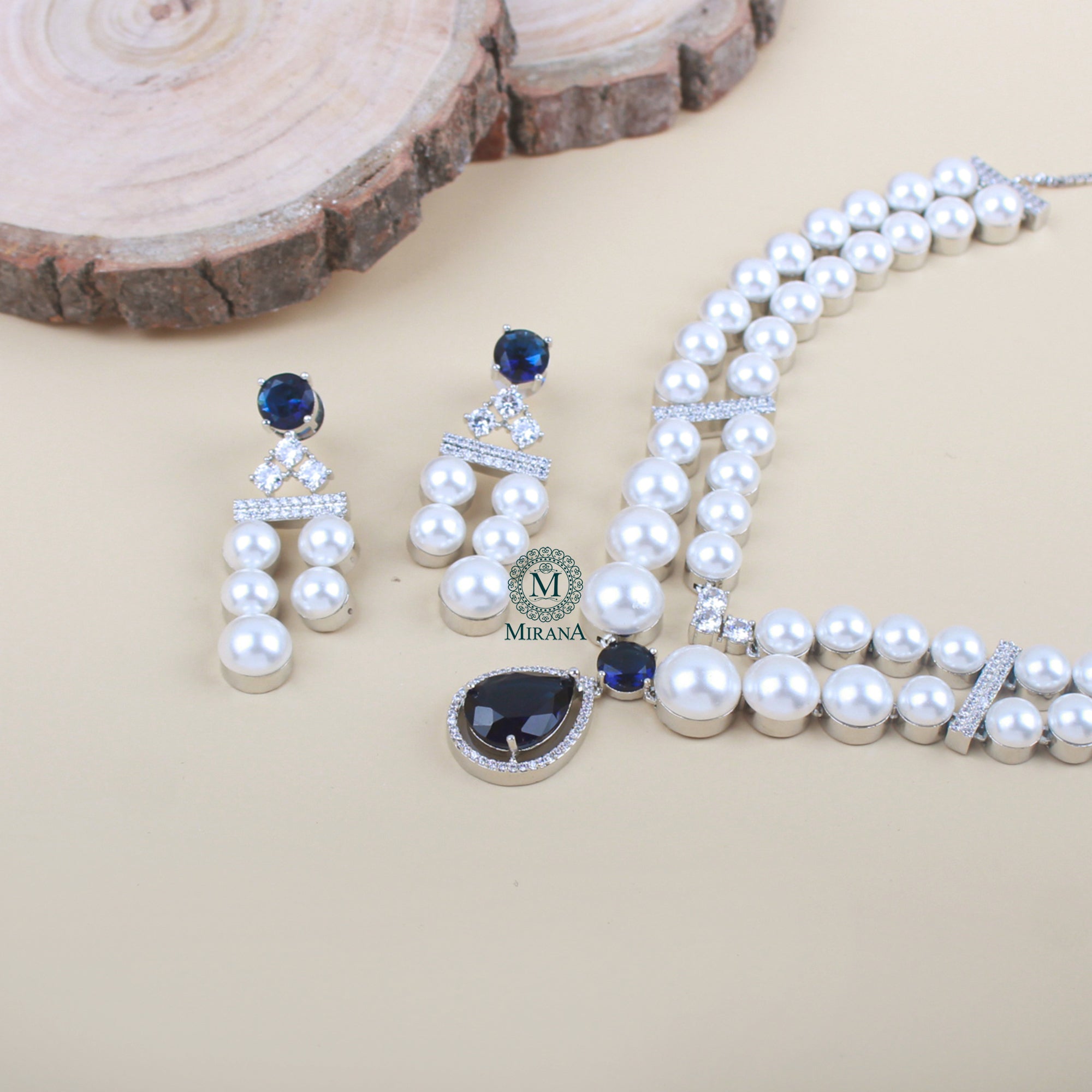 Dovie Layered CZ Designer Necklace Set