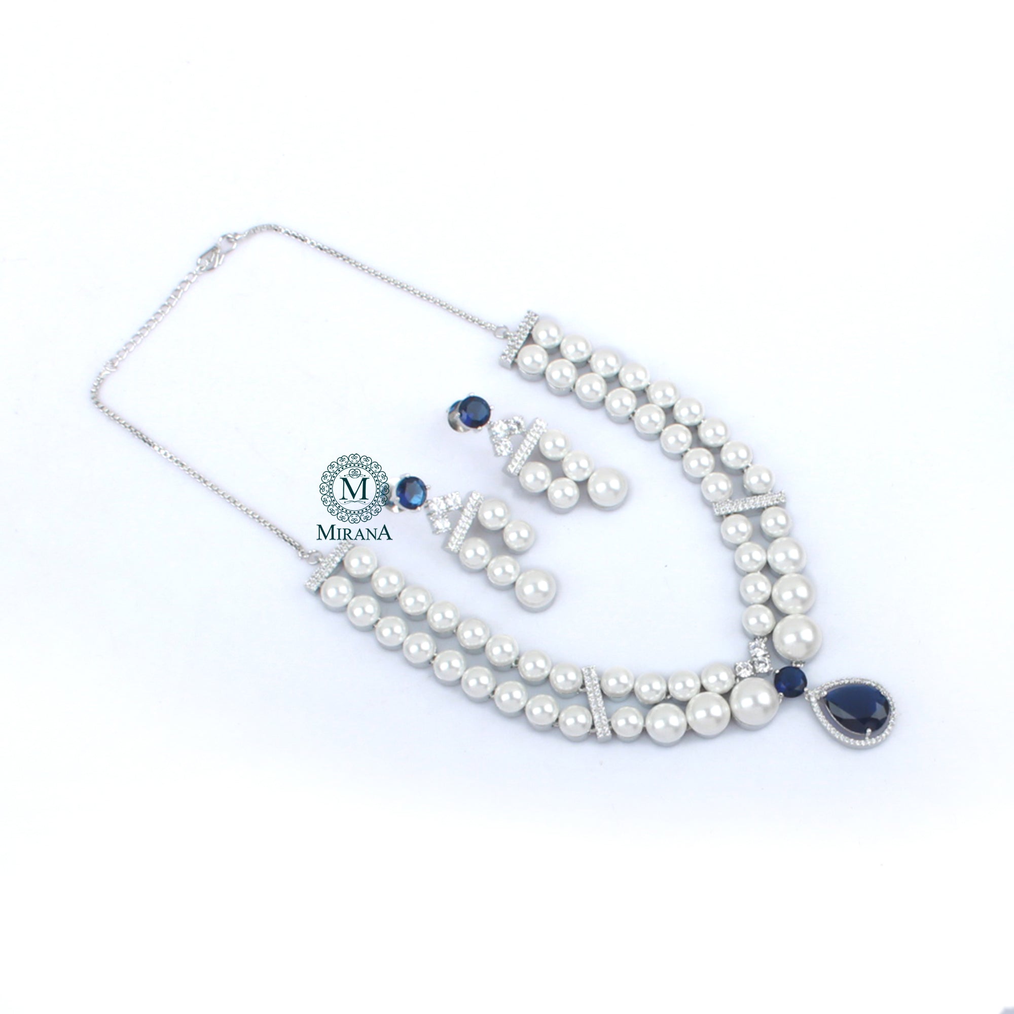 Dovie Layered CZ Designer Necklace Set