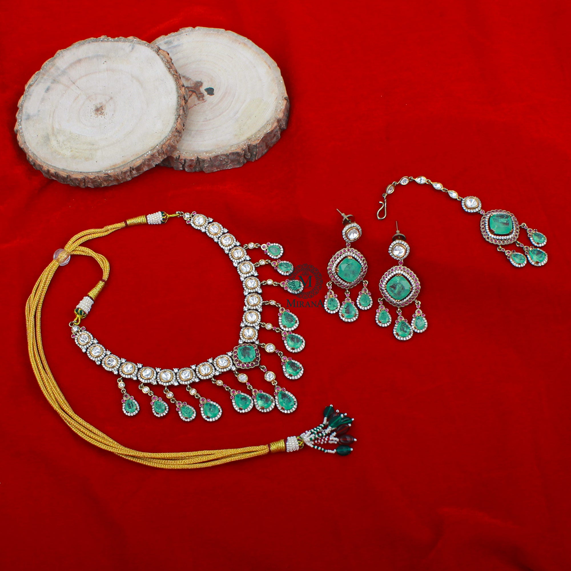 Noori Polki Designer Necklace Set