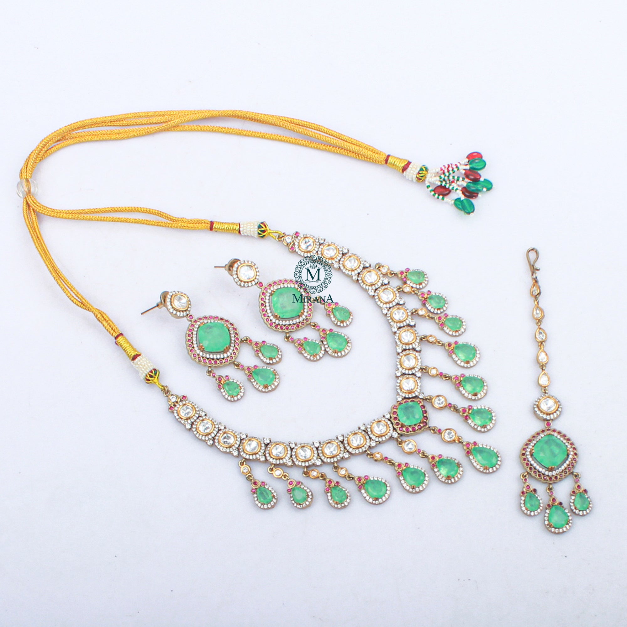 Noori Polki Designer Necklace Set