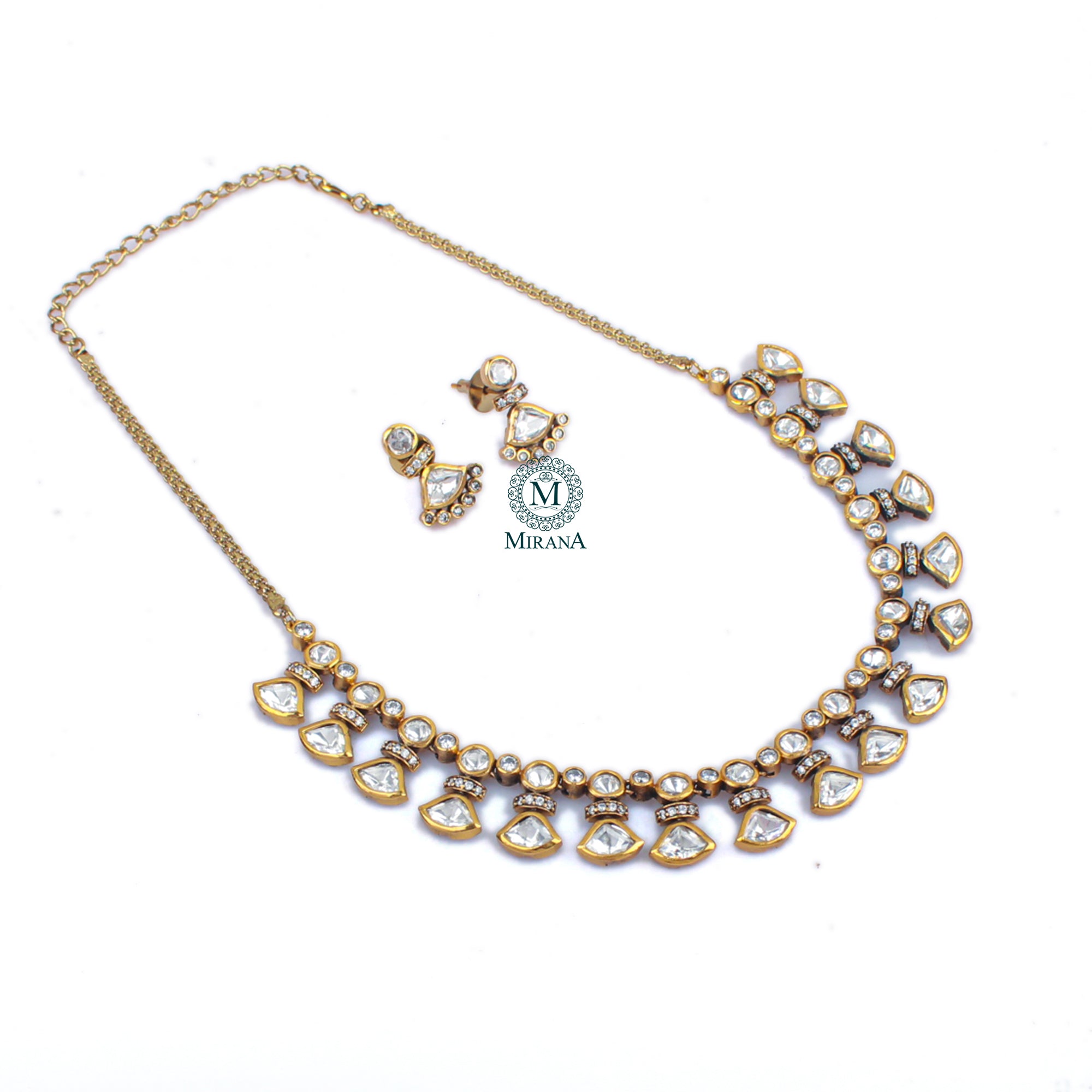 Jaya Polki Designer Necklace Set