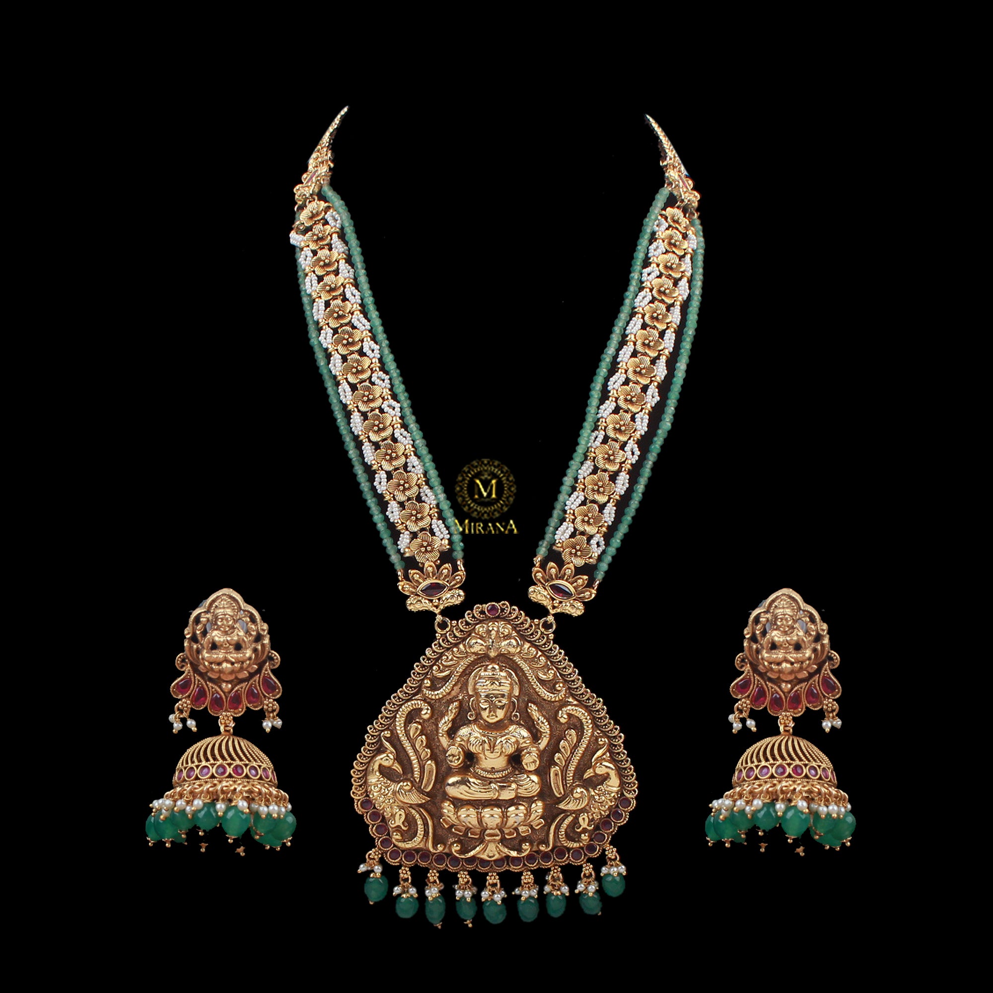 Shakti Antique Designer Long Necklace Set