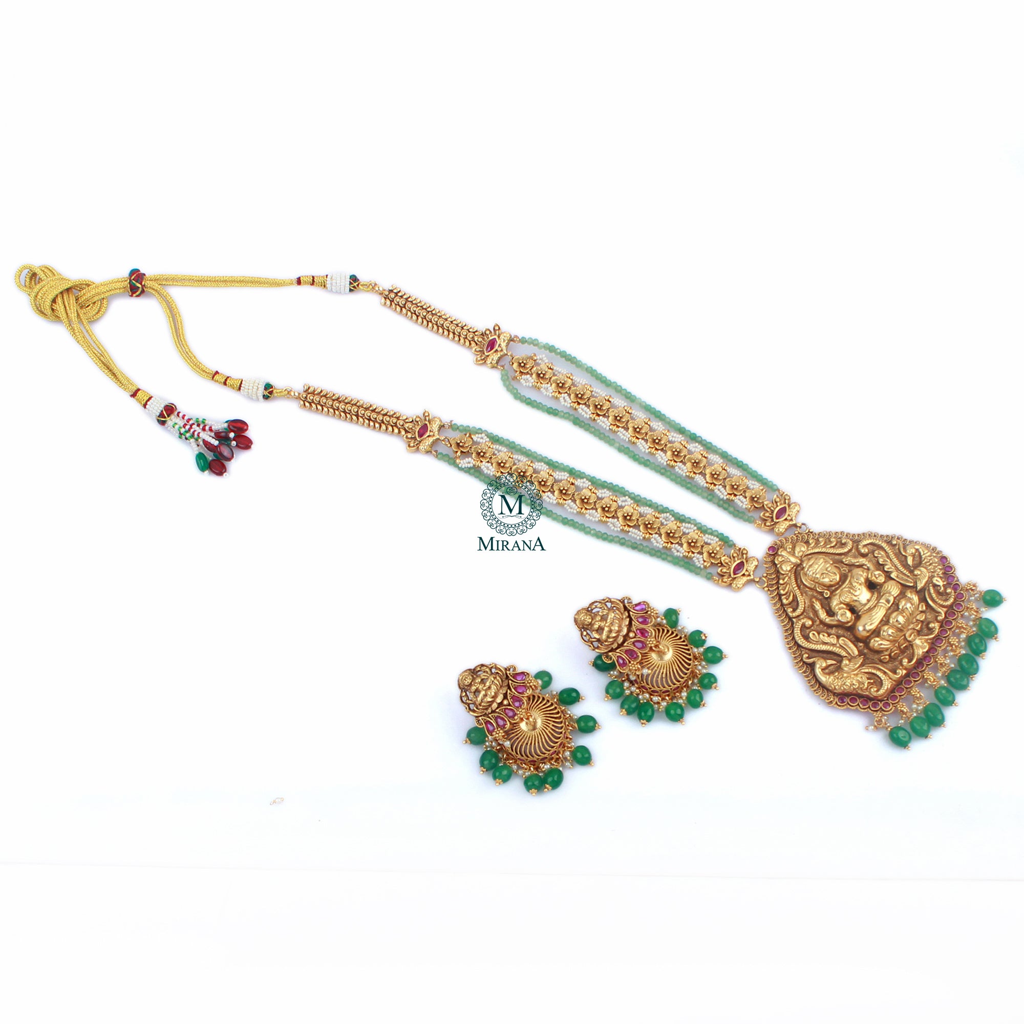 Shakti Antique Designer Long Necklace Set