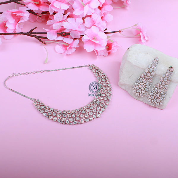 Liara CZ Designer Necklace Set