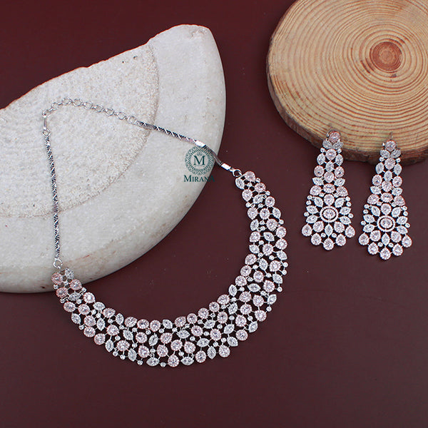 Liara CZ Designer Necklace Set