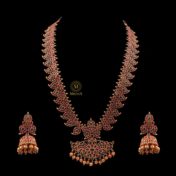Eesvari Antique Designer Long Necklace Set