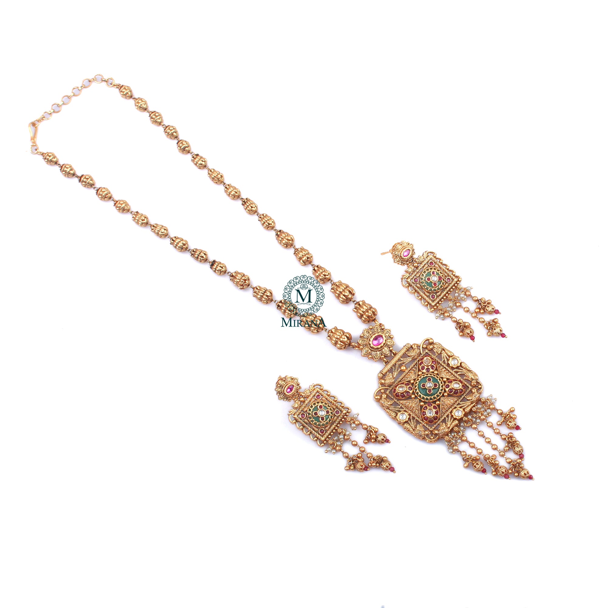 Advita Antique Designer Long Necklace Set