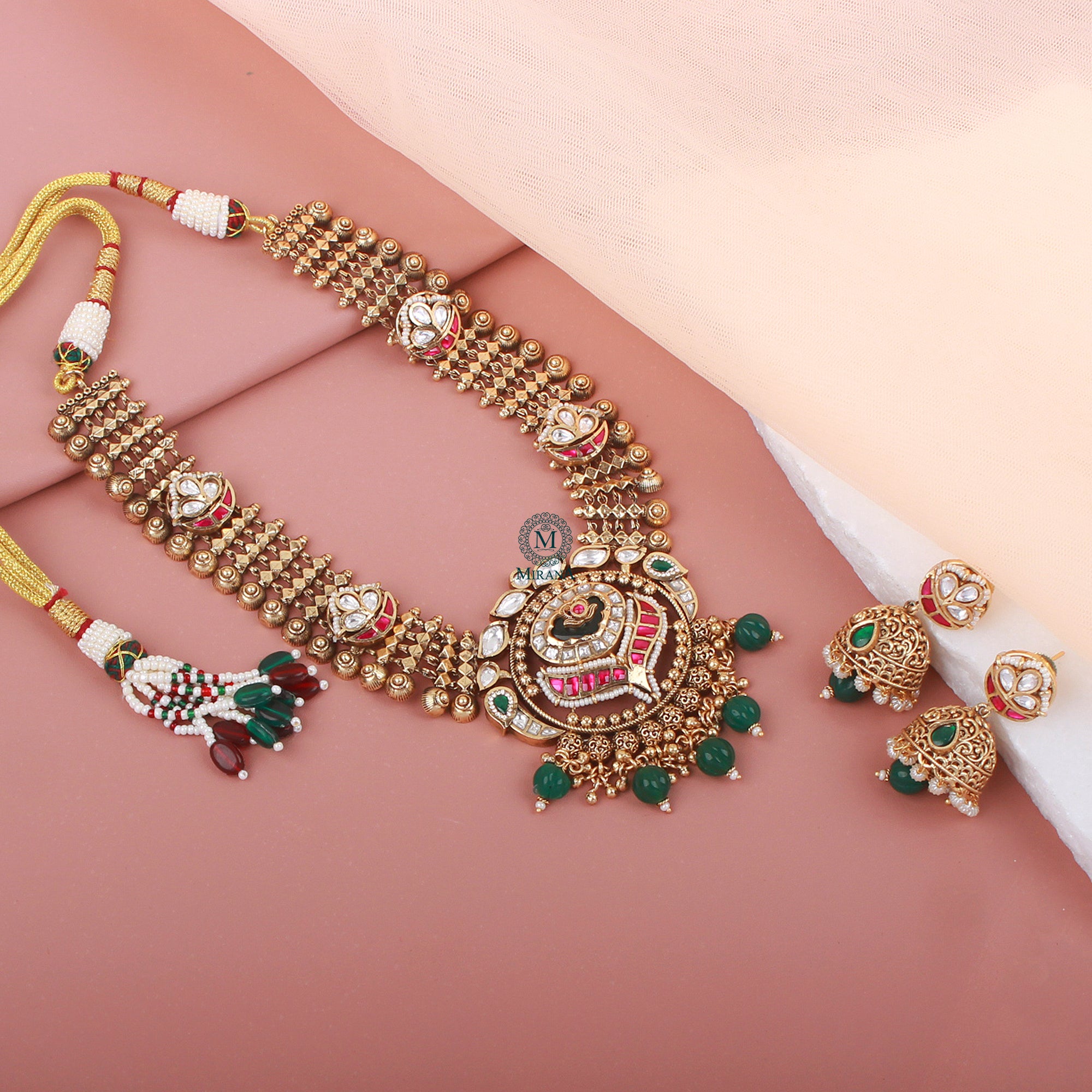 Charvi Antique Designer Necklace Set