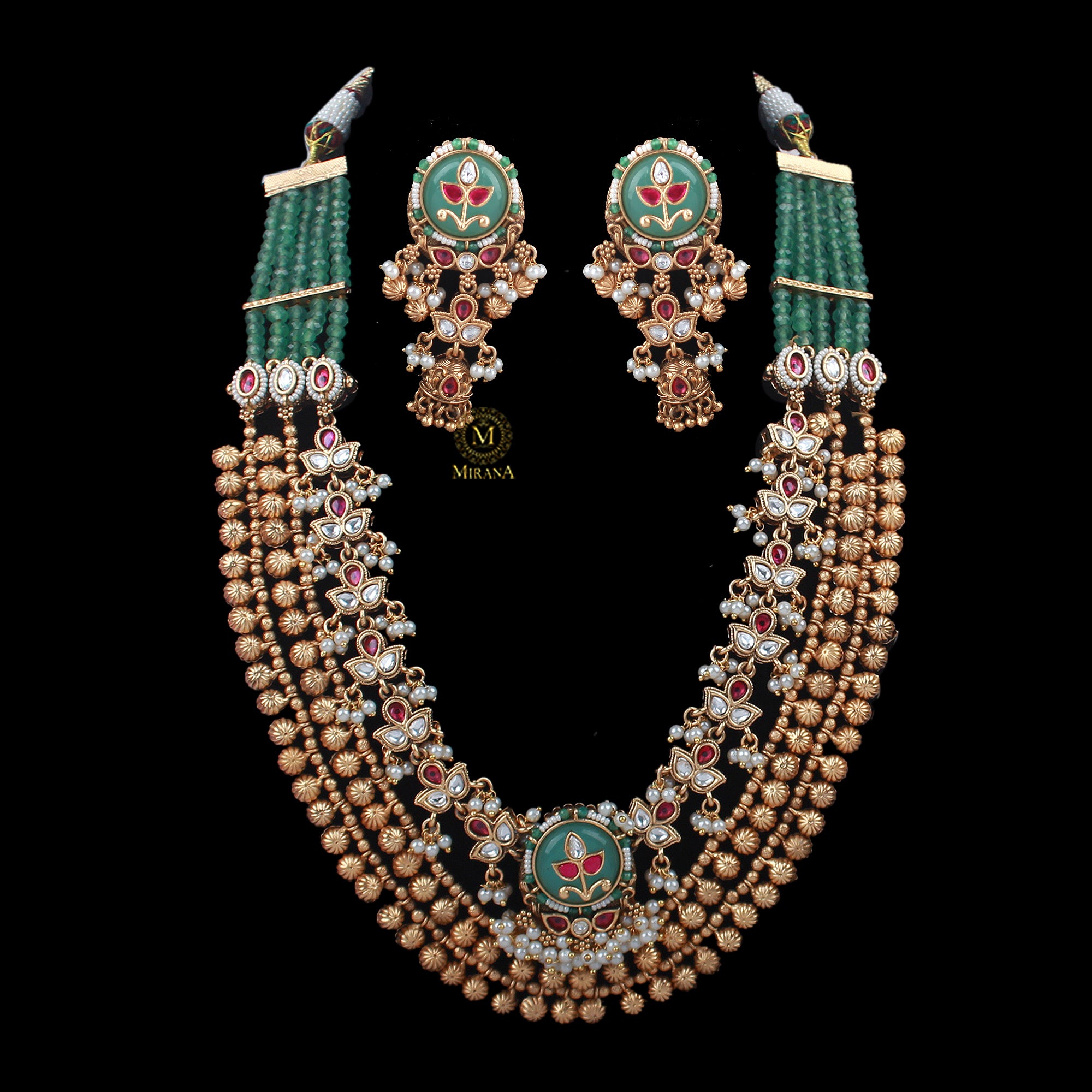 Rutisha Antique Designer Long Necklace Set