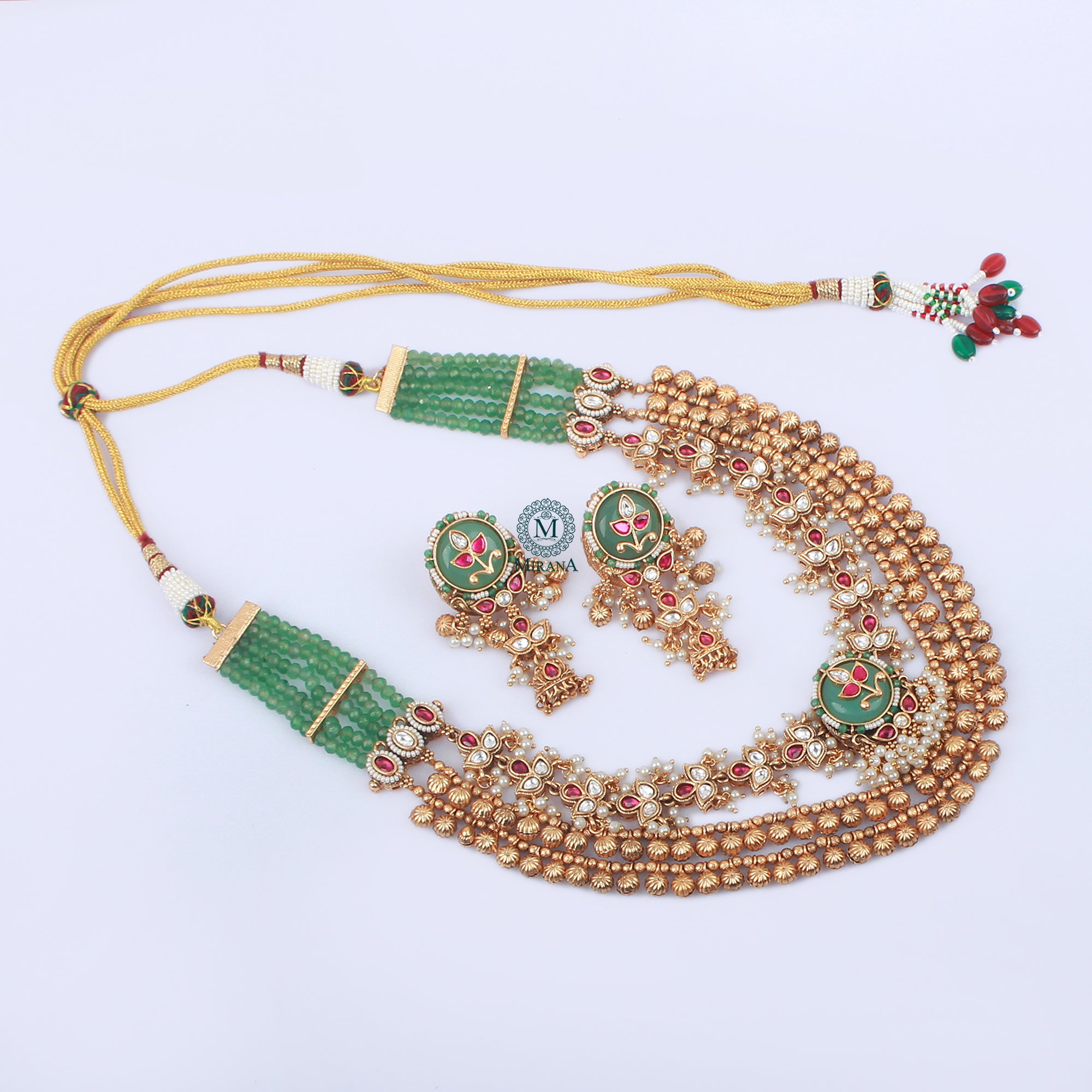 Rutisha Antique Designer Long Necklace Set