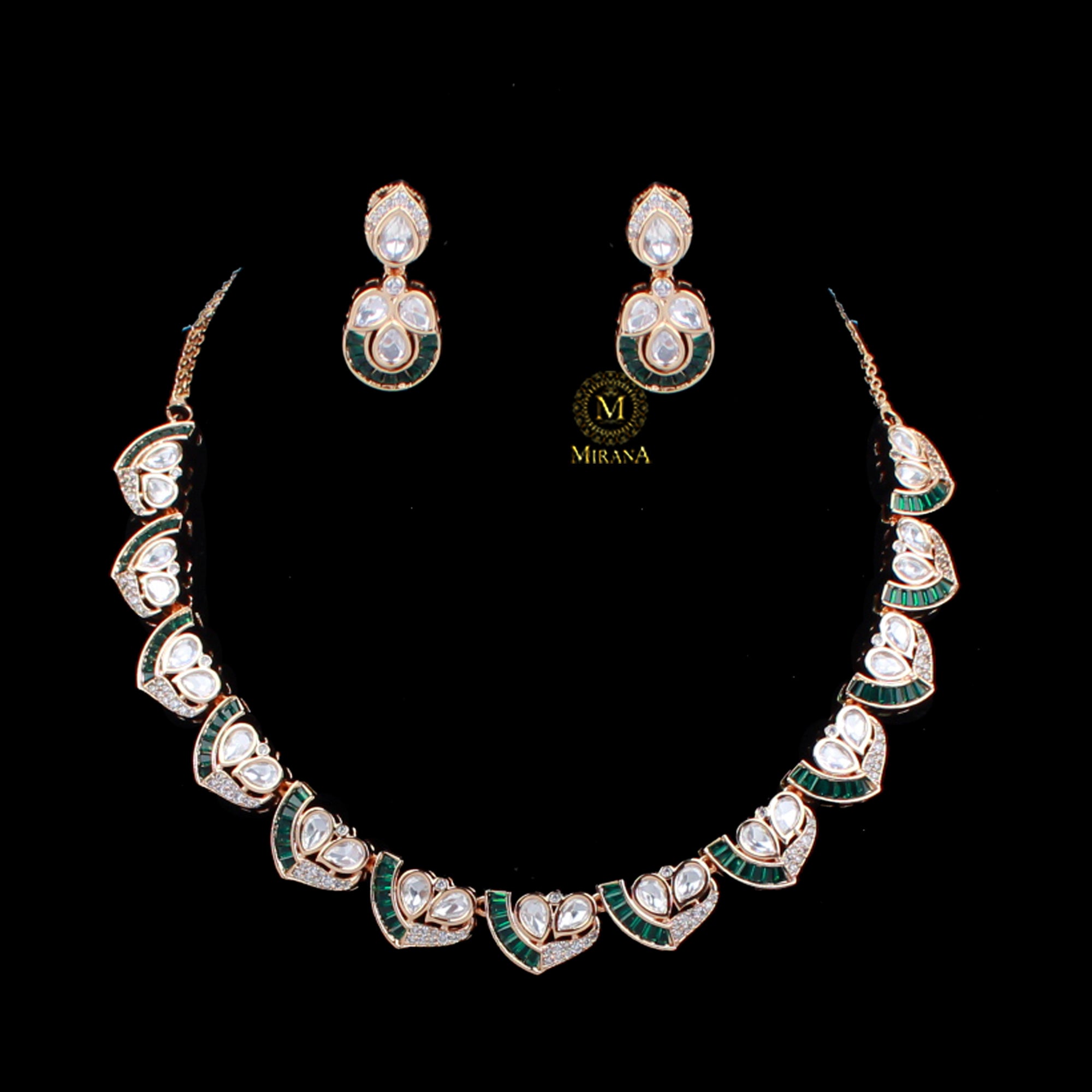 Roop Polki Designer Necklace Set