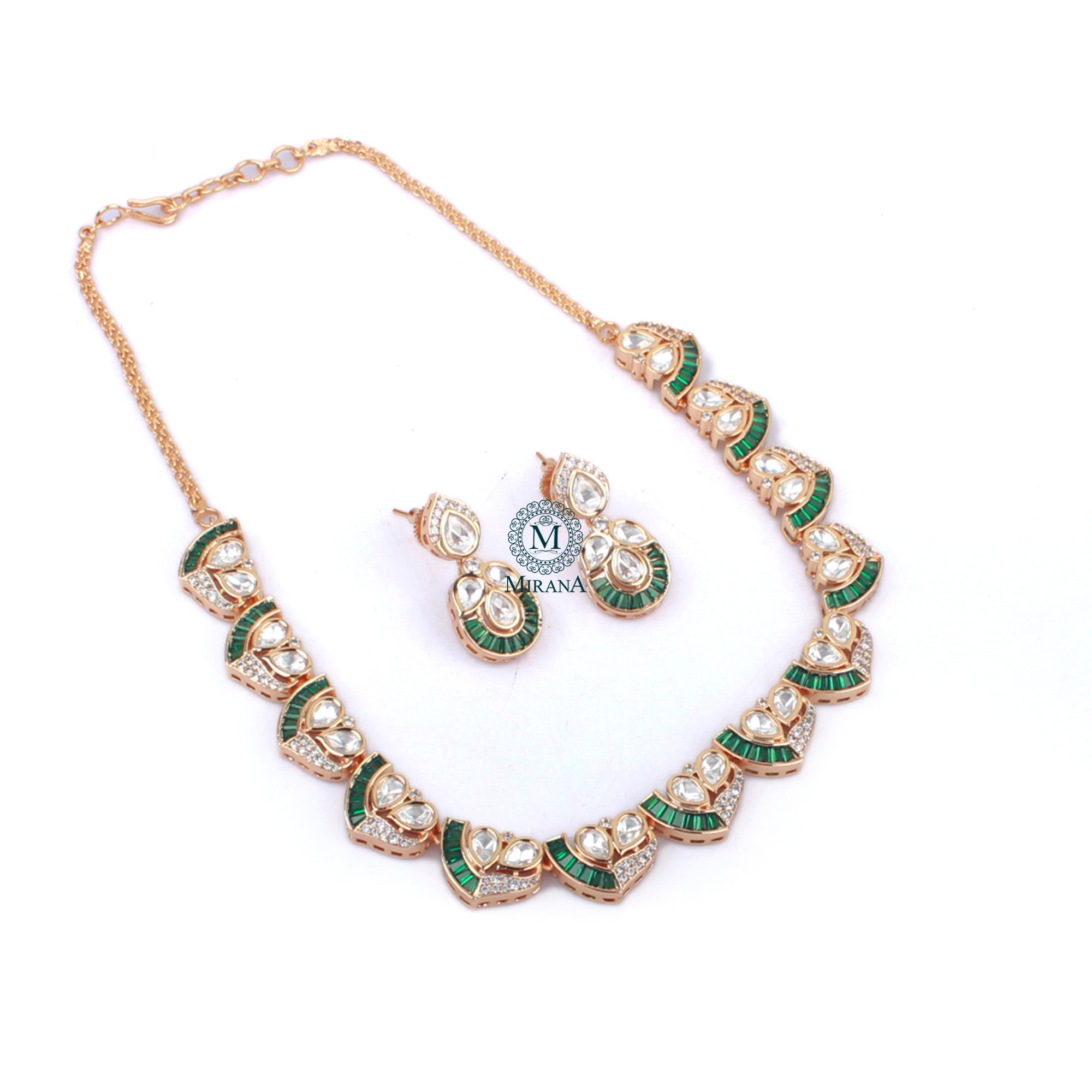 Roop Polki Designer Necklace Set