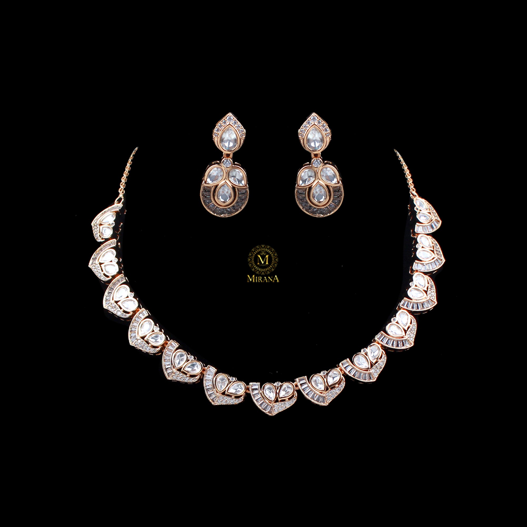 Roop Polki Designer Necklace Set