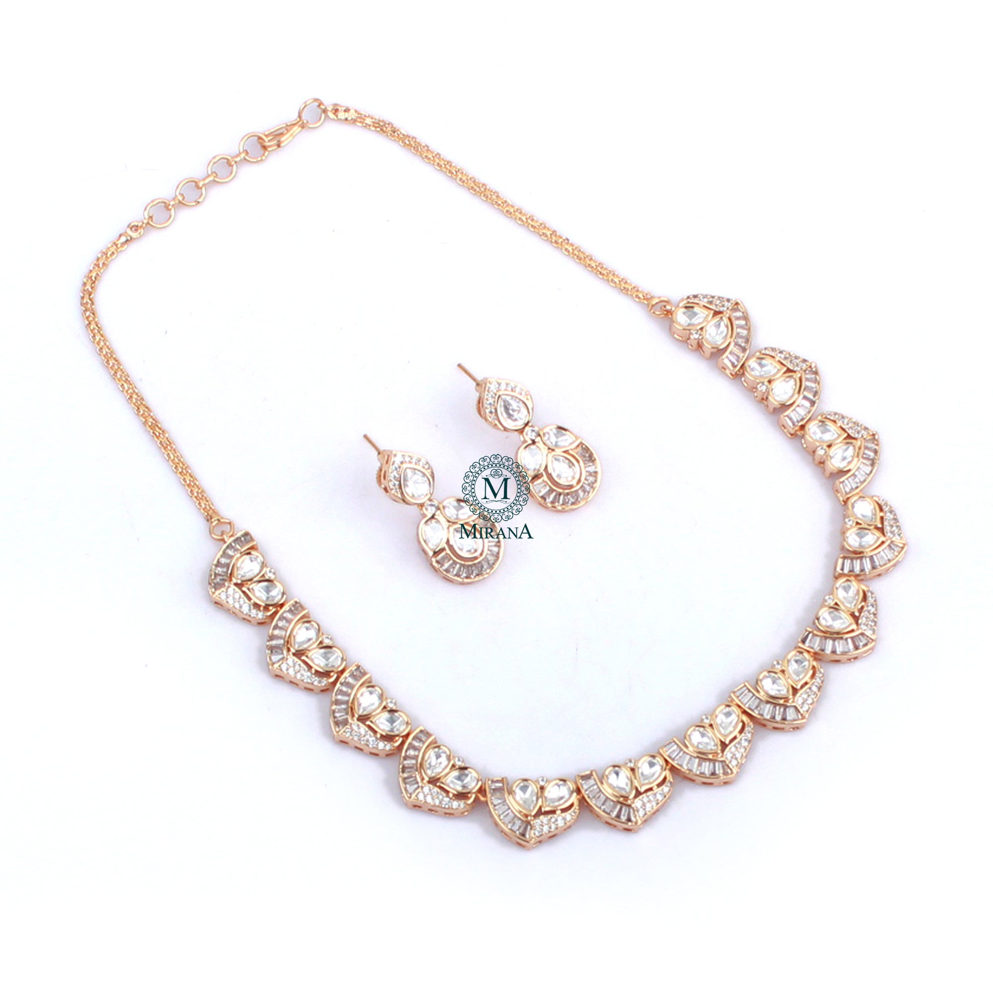 Roop Polki Designer Necklace Set