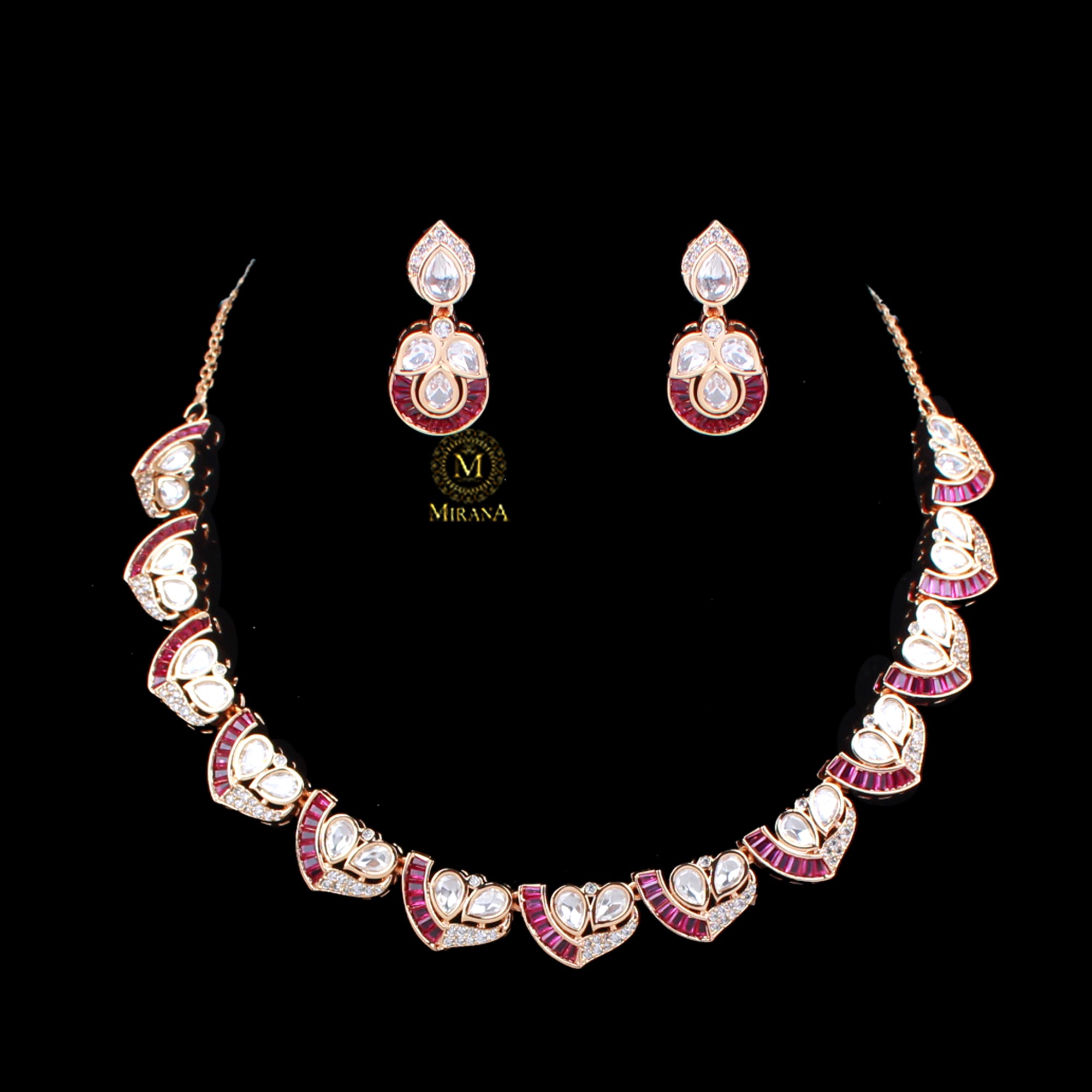 Roop Polki Designer Necklace Set