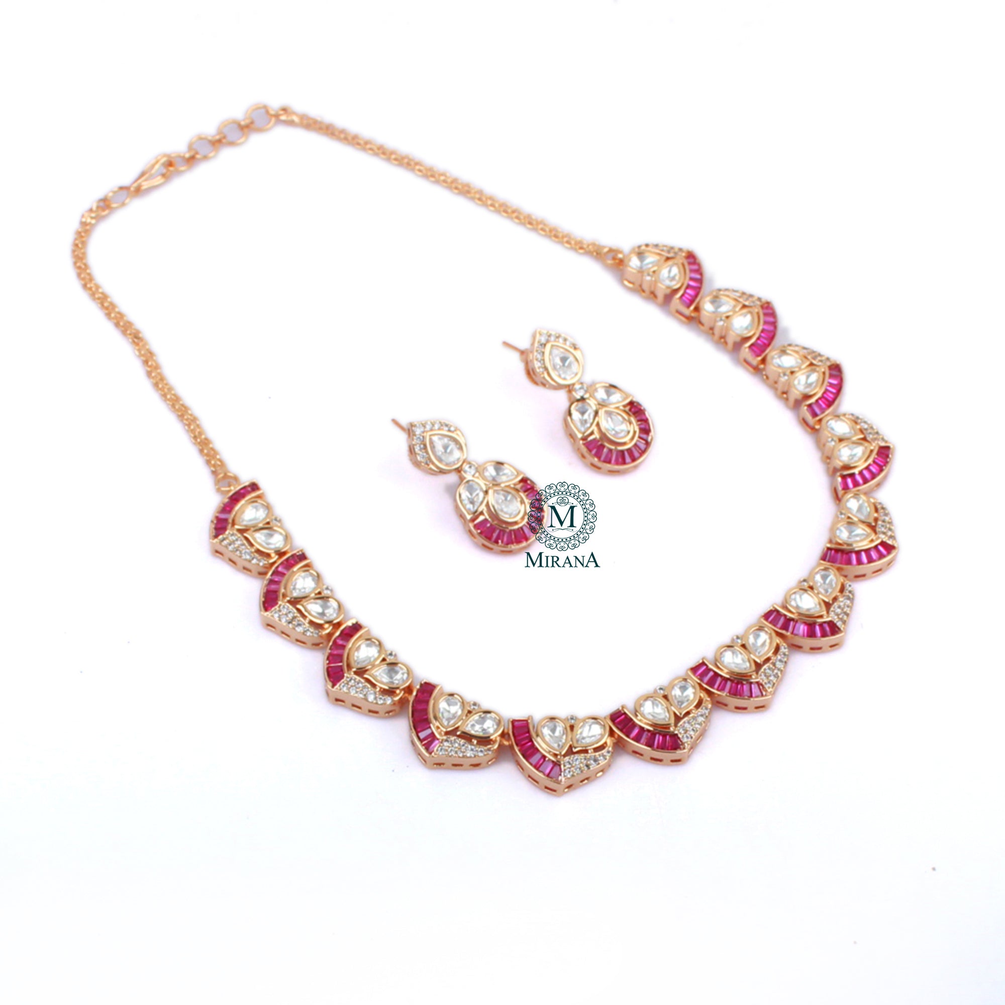 Roop Polki Designer Necklace Set