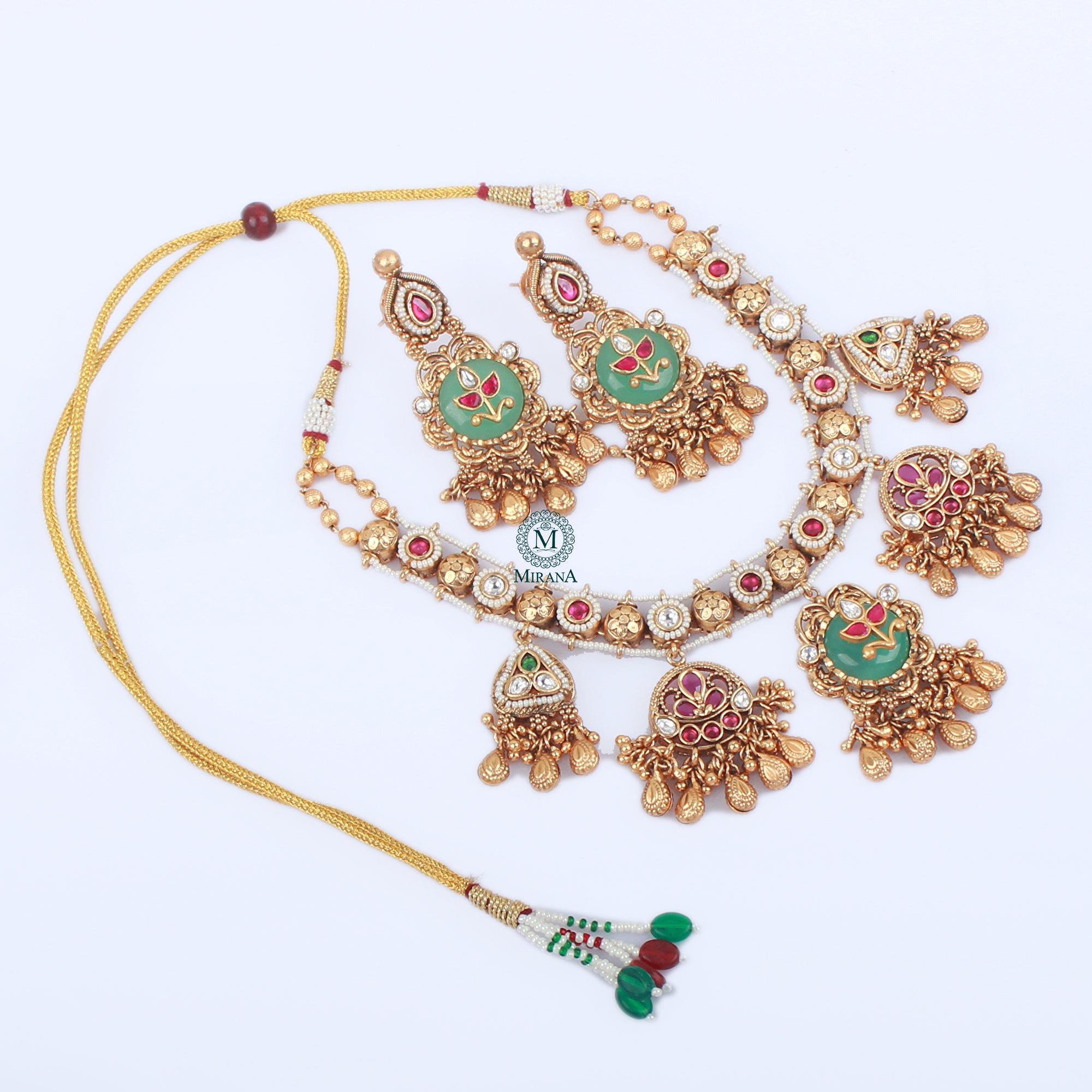 Drishi Antique Designer Necklace Set