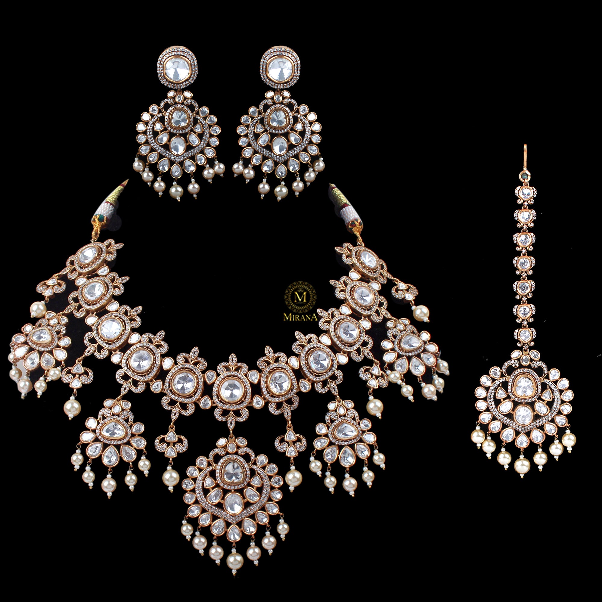 Vidhi Polki Bridal Designer Necklace Set