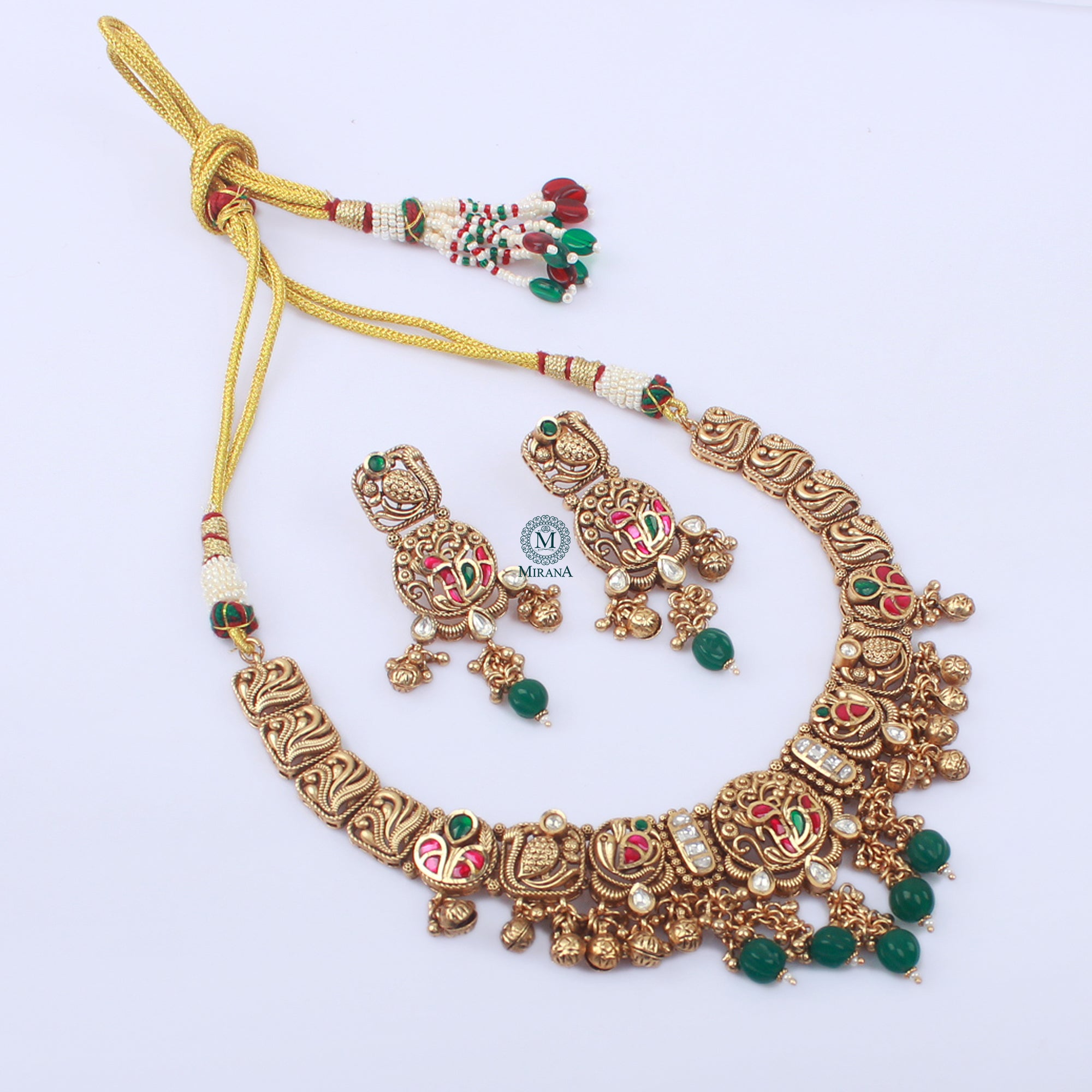Keshavi Antique Designer Necklace Set